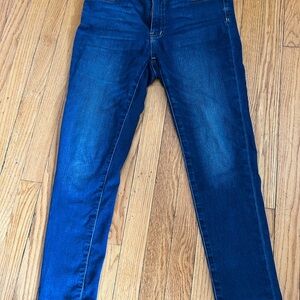Madewell 9” mid rise skinny Dark Blue Slim Jeans